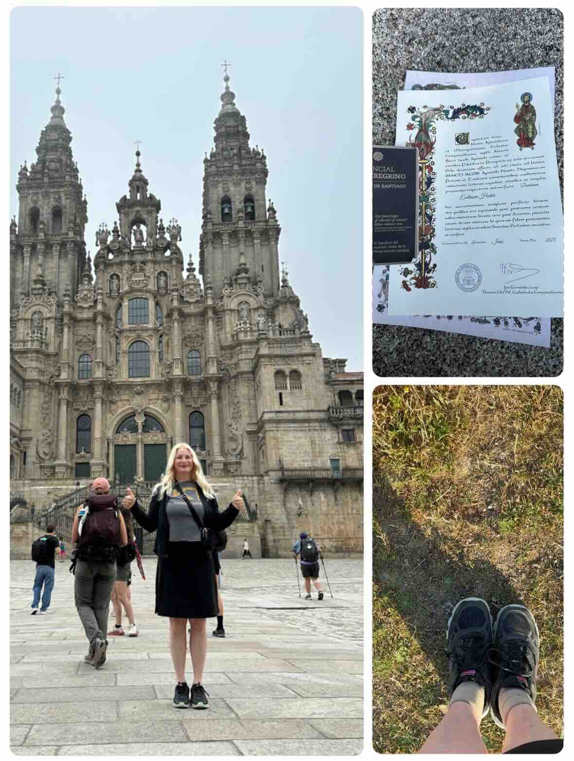 Evelyn Huber on the Camino